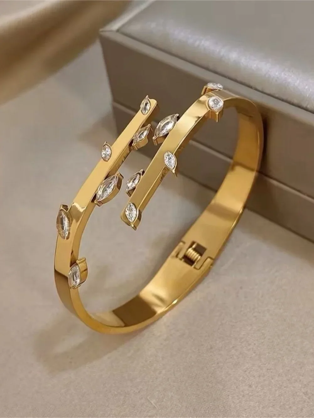 Anthropologie polished gold